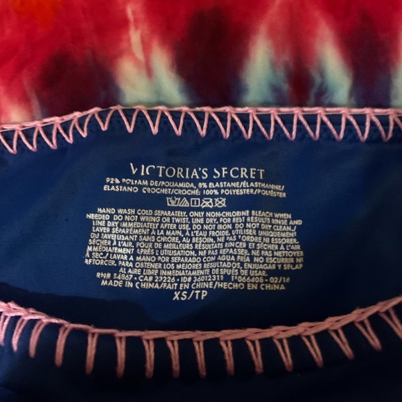 Victoria secret navy blue & pink cheeky bikini bottoms - Picture 2 of 3